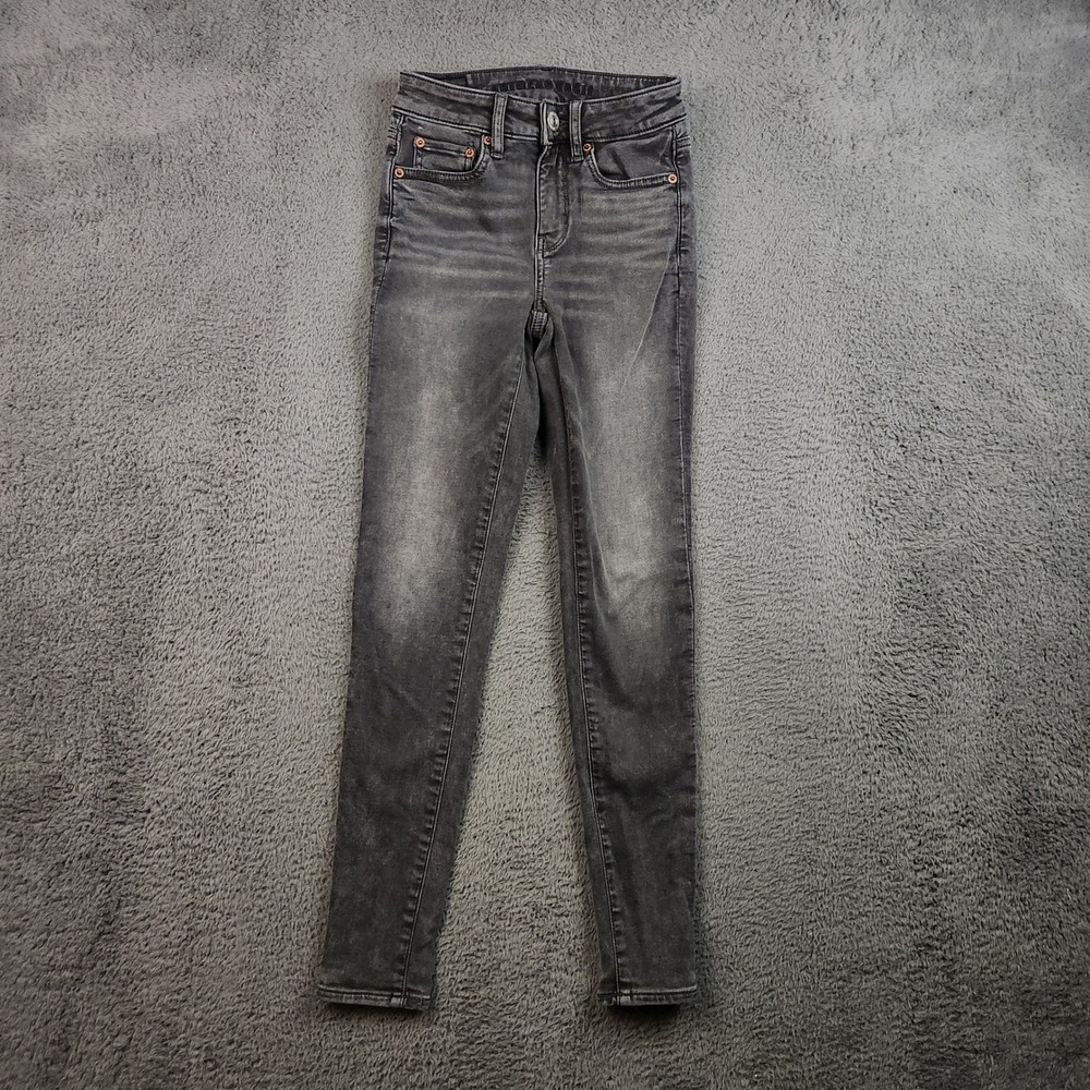 American Eagle Jeans Hi-Rise Jegging Soft Knit‎ The Dream Jean Size 00 Regular